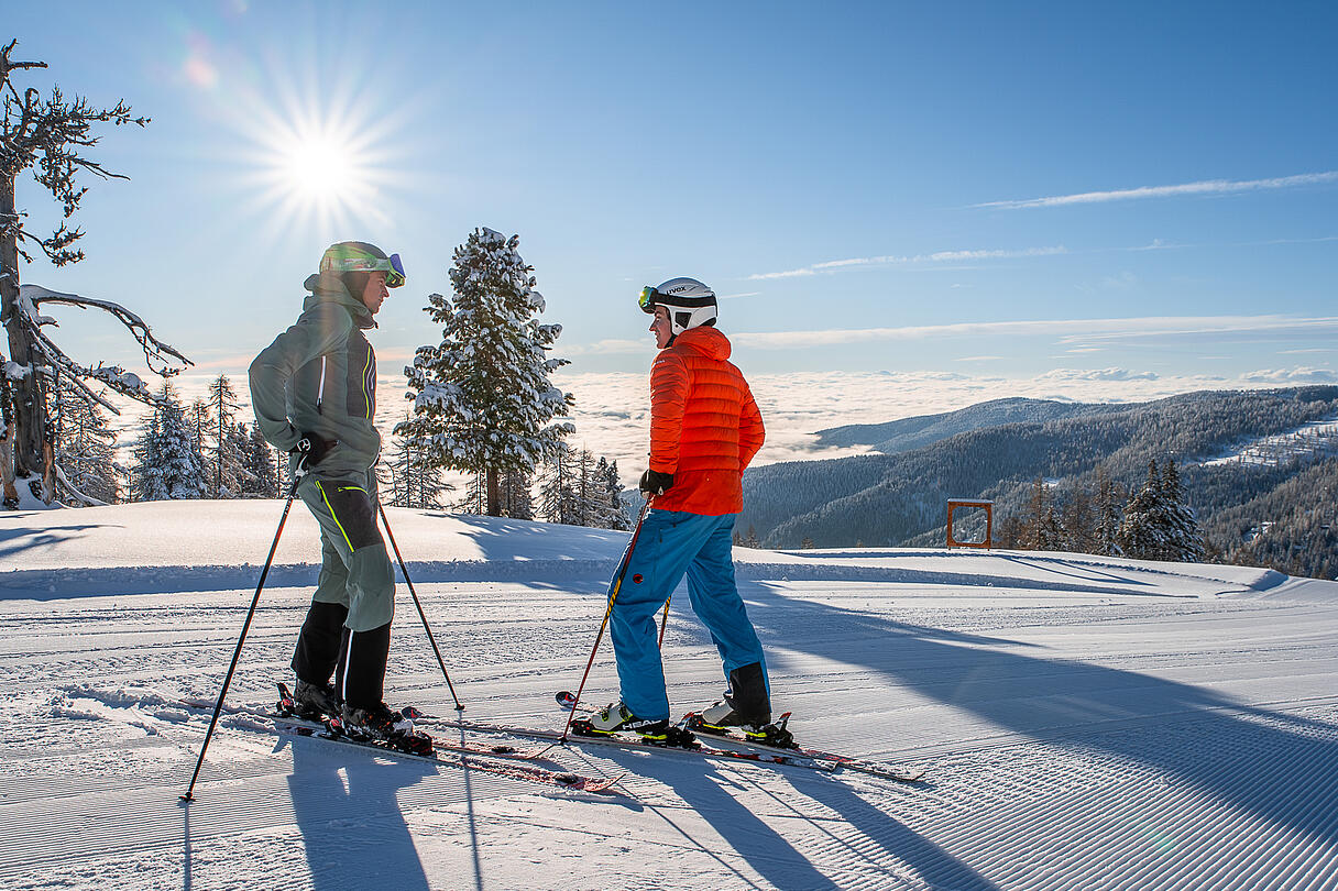 Skifahren auf der Hochrindl © Christoph Rossmann_MBN Tourismus