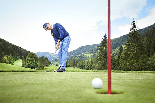 Franz Klammer im Golfclub Bad Kleinkirchheim © Sabine Klimpt